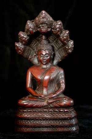 Mucalinda Buddha statue 13cm