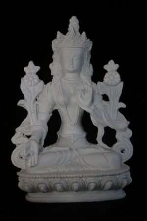 White Tara statue resin 22cm