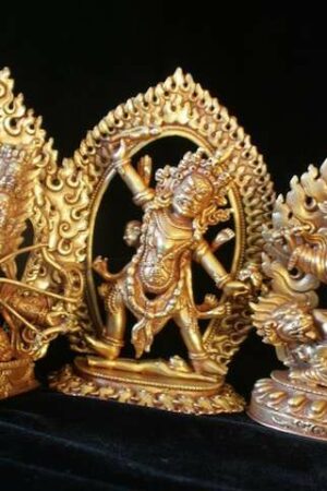 Nyingma protector statue set 13cm