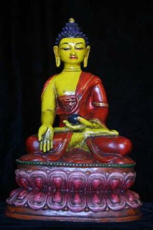 Ratnasambhava Buddha statue Clay  30cm