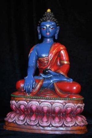 Akshobya Buddha statue Clay