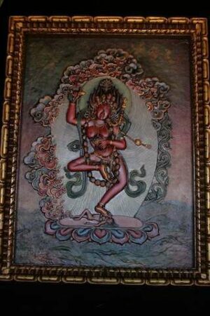 Vajrayogini Clay relief thangka