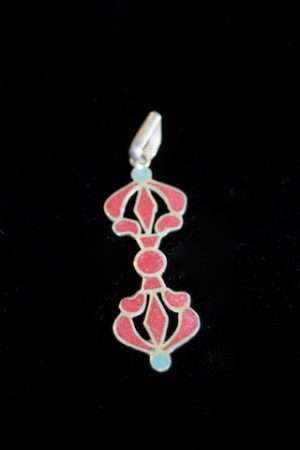 Vajra pendant silver 5cm