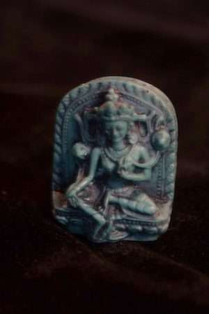Green Tara resin relief 3.5cm