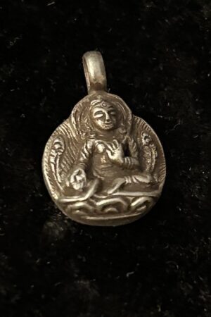 Small Tara silver pendant 1 cm