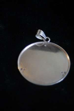 Silver Melong pendant 4cm