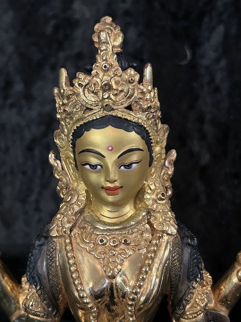 PRAJNAPARAMITA Four arm statue 21cm - Image 3