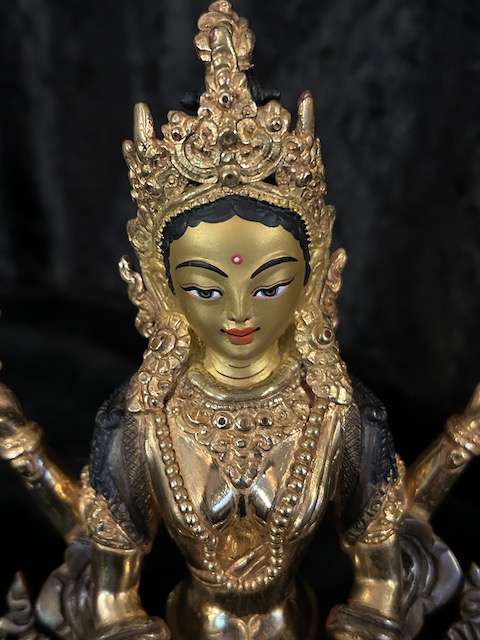 PRAJNAPARAMITA Four arm statue 21cm - Image 8