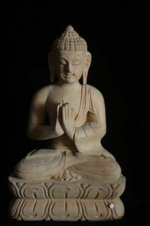 Vairocana Buddha statue  Wood 15cm