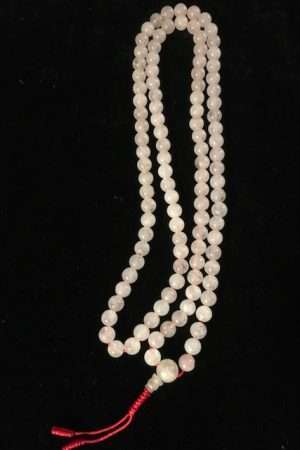 Rose quartz mala