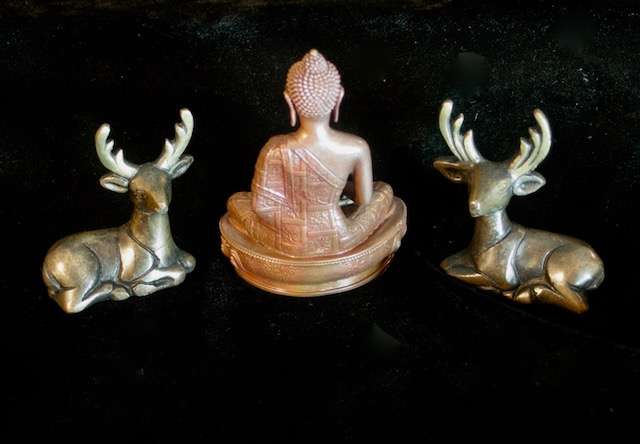 DEER SET BRASS 6cm - Image 2