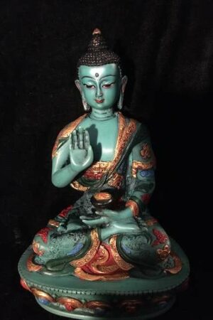 Amoghasiddhi statue resin 20cm