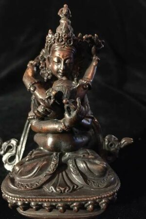 VAJRADHARA YAB YUM STATUE 10cm  Copper