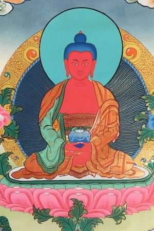 AMITABHA THANGKA 25x30cm