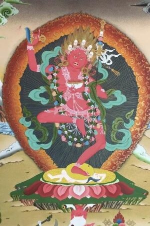 VAJRAVARAHI/DORJE PHAGMO  THANGKA