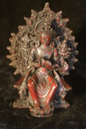 MAITREYA BUDDHA STATUE RESIN 15cm