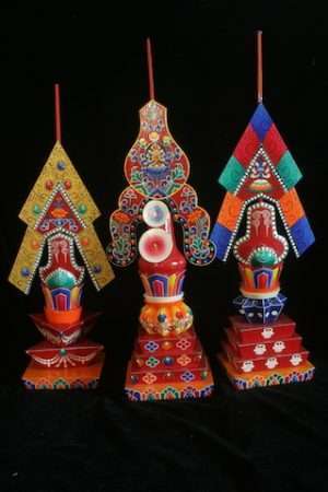 TORMA SET LAMA, YIDAM, KHANDRO
