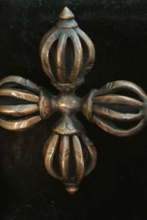 NINE PRONG DOUBLE VAJRA 10cm