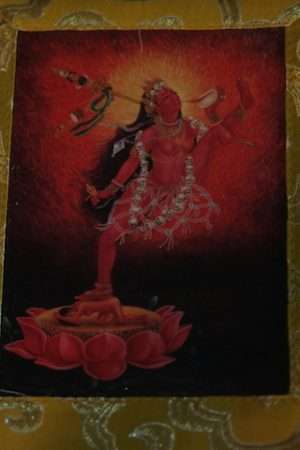 AKASAYOGINI POSTCARD THANGKA