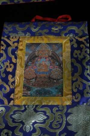 PADMSAMBHAVA REFUGE TREE POSTCARD THANGKA