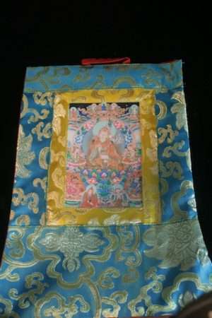 PADMASAMBHAVA and EIGHT FORMS POSTCARD THANGKA