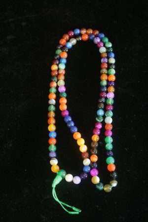 7 CHAKRA MIXED STONE MALA 7mm
