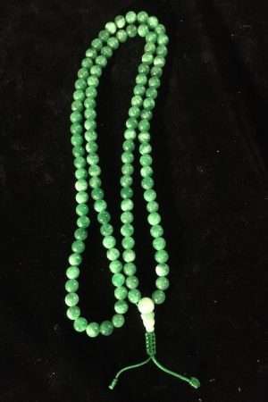 GREEN JADE MALA 8mm