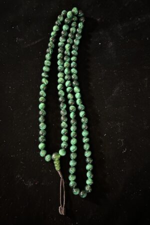 GREEN TIGER'S EYE mala 8mm bead