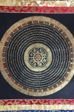 MANDALA THANGKA OM MANE PADME HUM