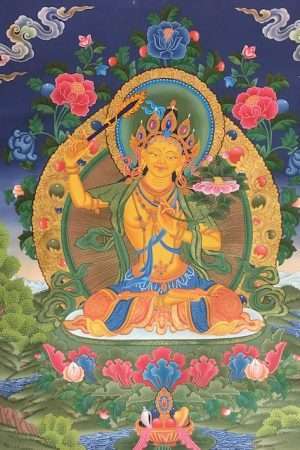 Manjusri thangka