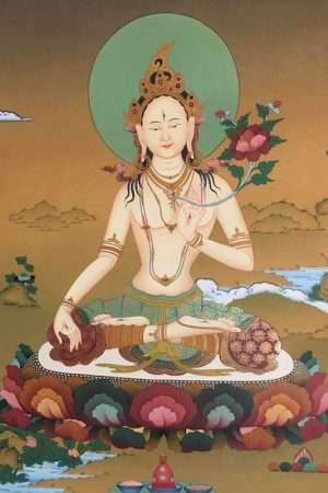 WHITE TARA THANGKA