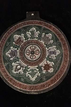 Double Vajra Stone carving