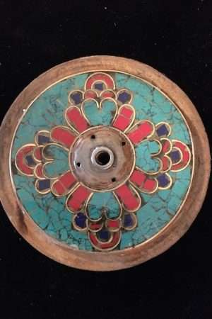 Wood incense burner 10cm