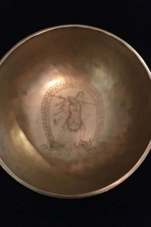 VAJRAYOGINI HAND BEATEN SINGING BOWL 23cm