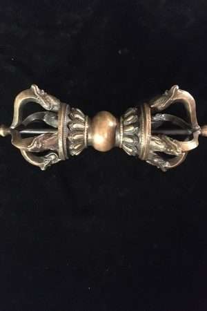 BRASS VAJRA LARGE 32cm