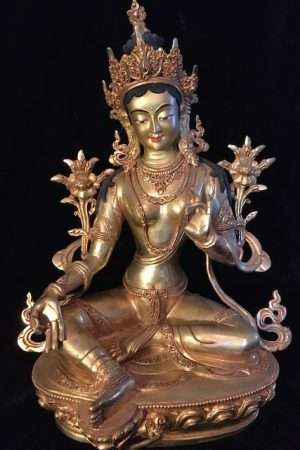 GREEN TARA  Tara statue  33cm