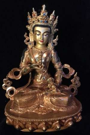 Vajrasattva statue part gold 22cm
