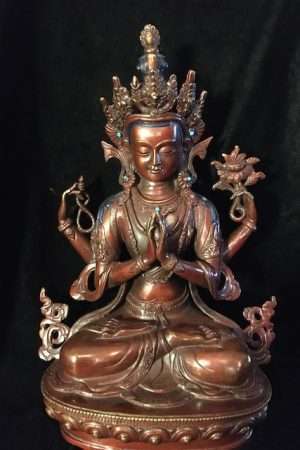 Avalokitesvara statue 34cm