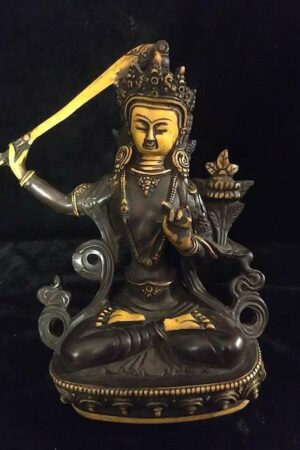 Manjusri statue Resin 20cm