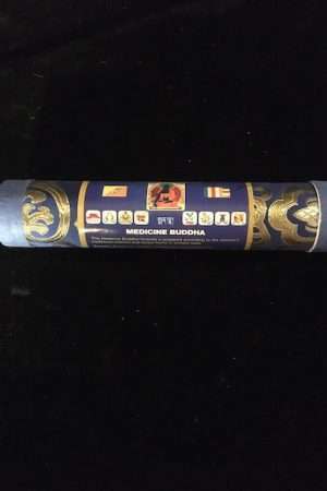 MEDICINE BUDDHA INCENSE WITH BROCADE PACKET