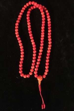 Coral mala 6mm bead