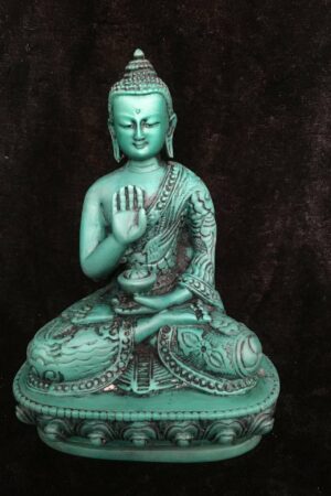Amoghasiddhi Buddha statue resin 15cm
