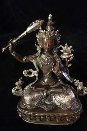 MANJUSRI STATUE 10cm copper