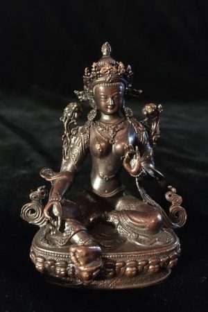 GREEN TARA STATUE 7cm