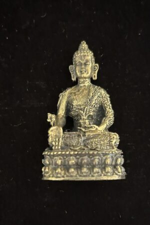 MEDICINE Buddha statue brass 2 inch