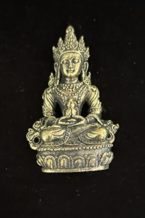 AMITAYUS statue brass 2 inch