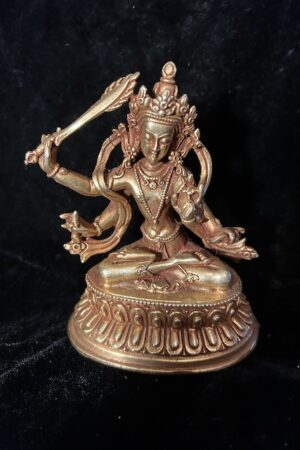 MANJUSRI STATUE Four armed 11cm