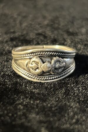SILVER VAJRA ring