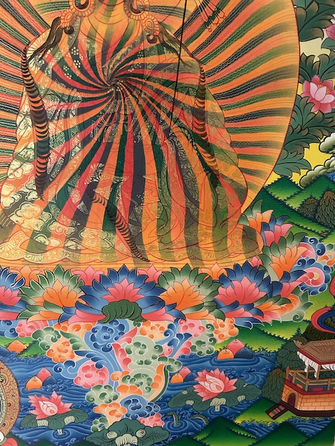 Padmasambhava Thangka Rainbow Guru - Image 7