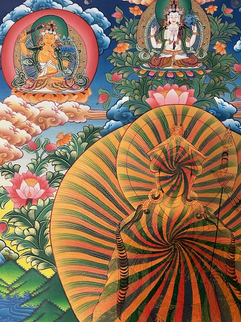 Padmasambhava Thangka Rainbow Guru - Image 8